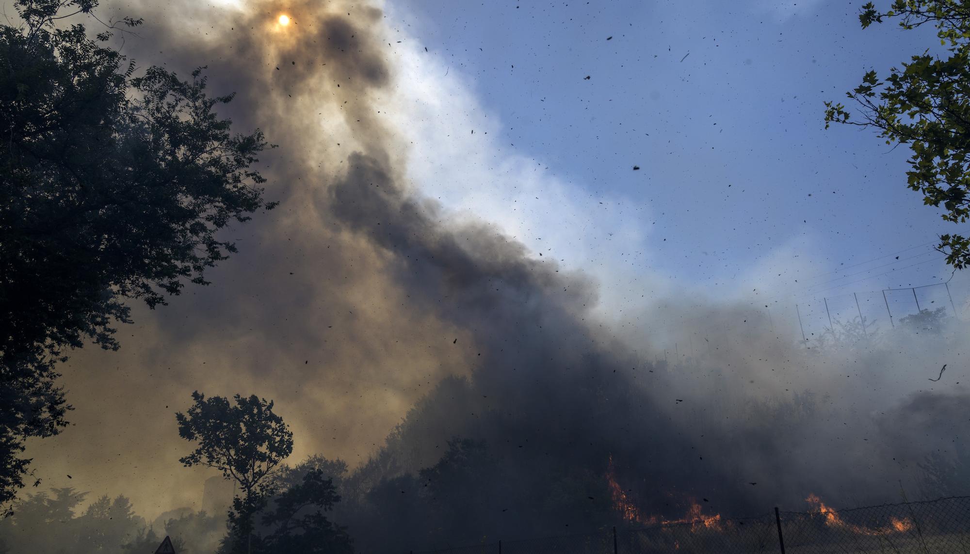 Segundo incendio en la Dehesa de la Villa de Madrid 2